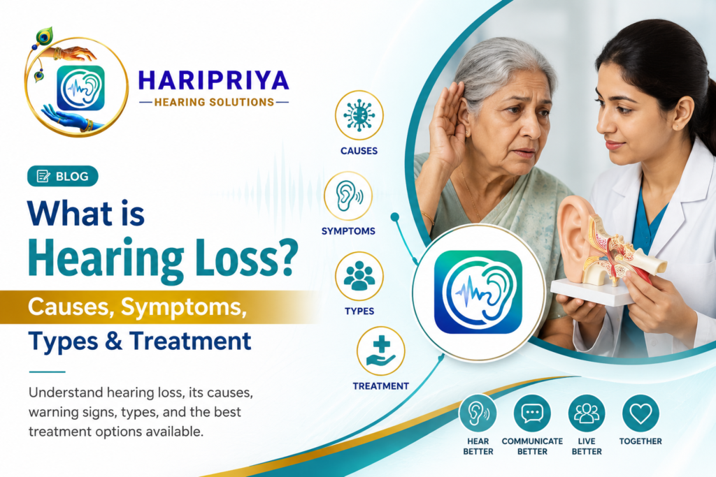 What is Hearing Loss Causes, Symptoms, Types & Treatment