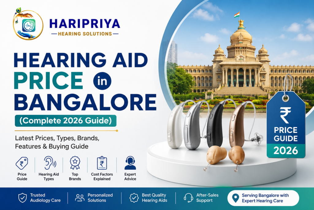 Hearing Aid Price in Bangalore (Complete 2026 Guide)